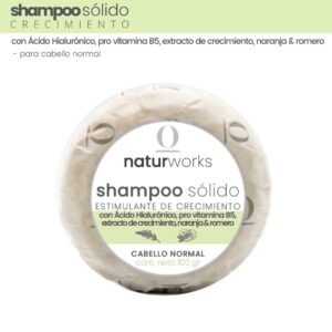 shampoo sólido estimulante de crecimiento