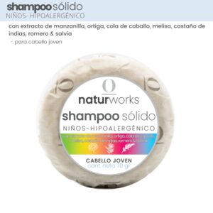 shampoo sólido para niños