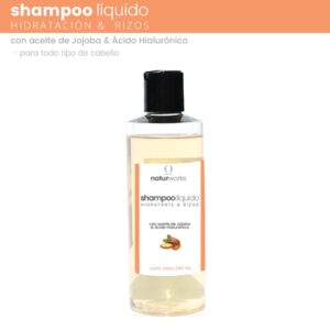 shampoo líquido hidratante & rizos