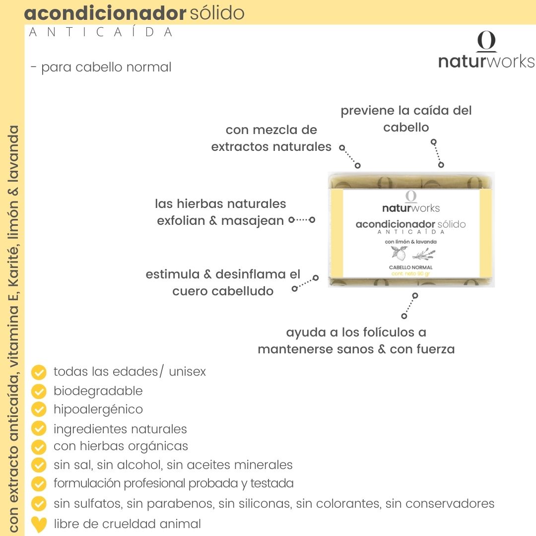 ventajas del acondicionador sólido anticaída