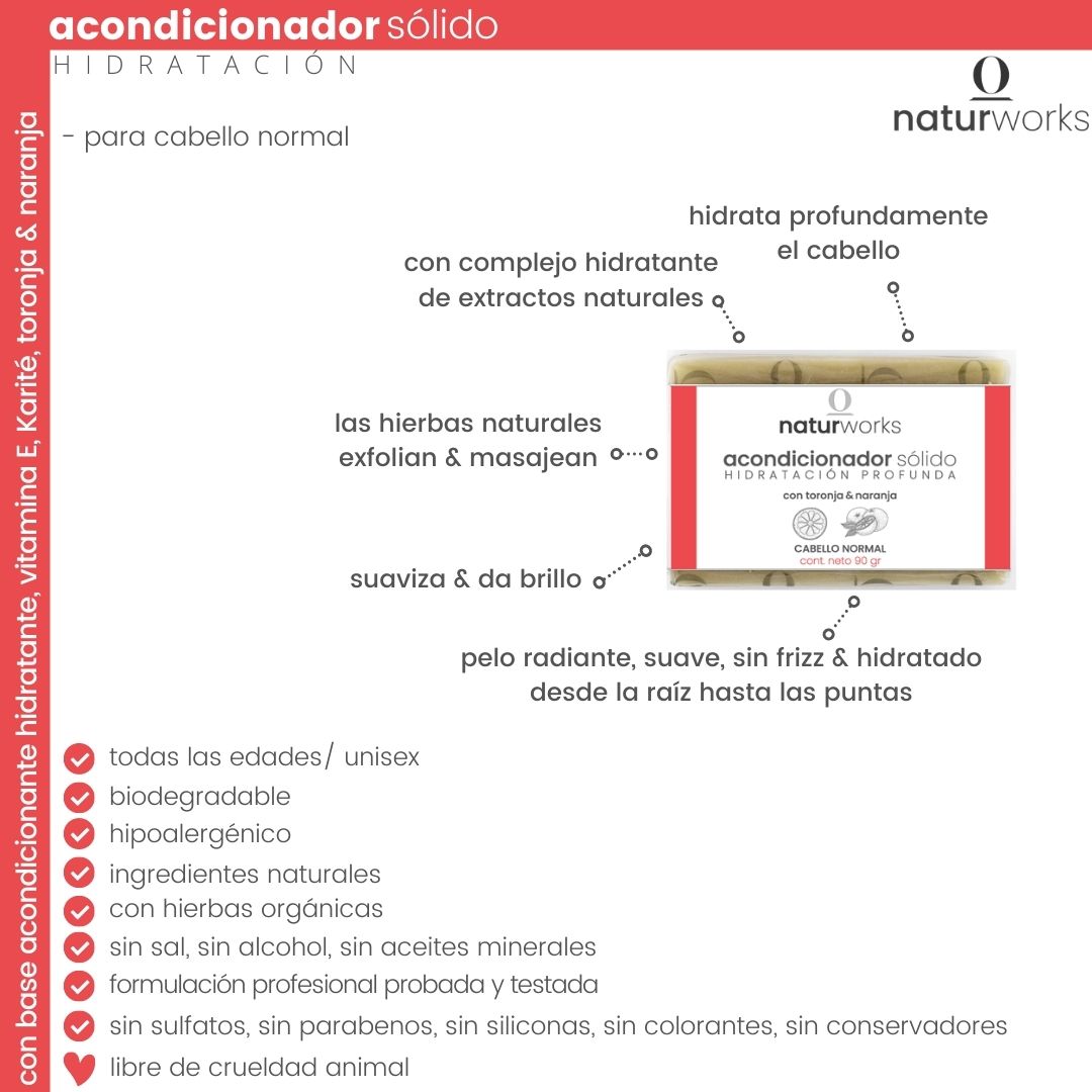 ventajas del acondicionador sólido hidratación profunda