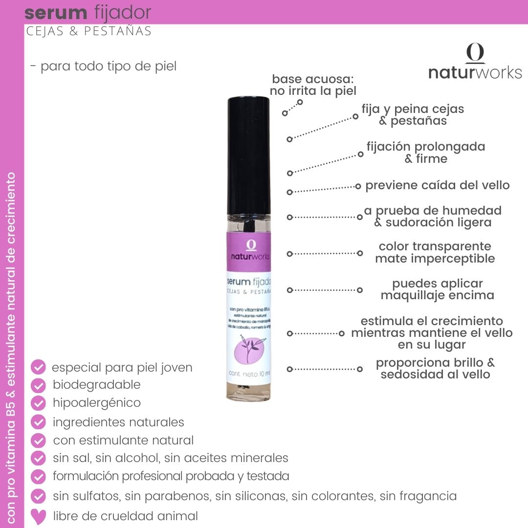 ventajas SERUM fijador TEENS