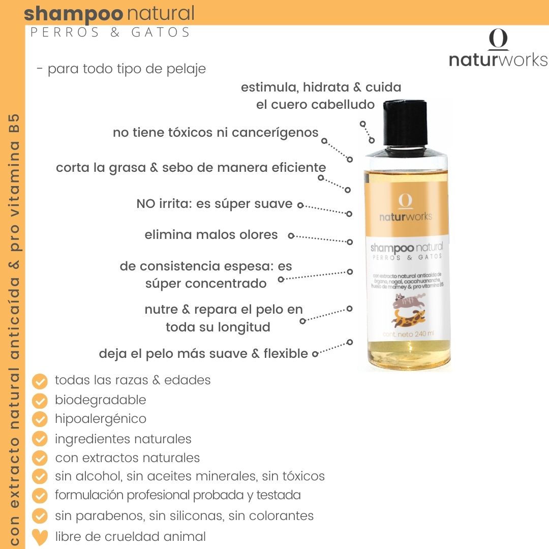 ventajas SHAMPOO mascotas